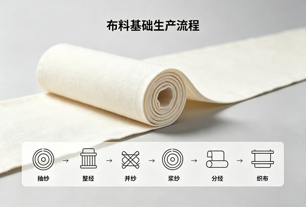 布料基础生产制造流程步骤详解