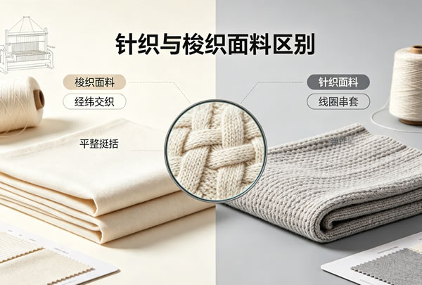 针织面料与梭织面料的工艺及特性区别解析