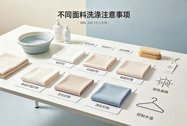 各类纺织织物面料洗涤与养护注意事项汇总