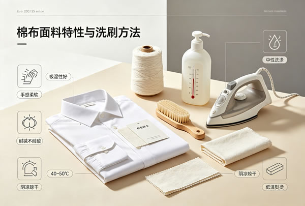 棉布面料的核心特性与正确洗刷养护方法